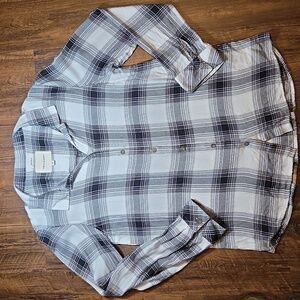 Thread & Supply Monochrome Plaid Shirt